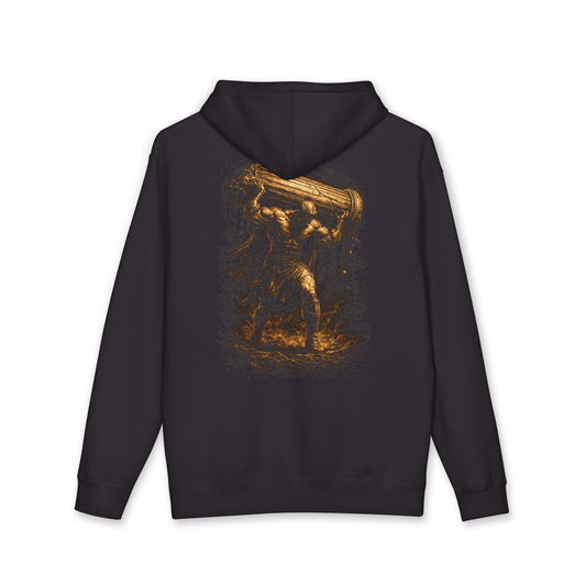 THE WEIGHT MADE ME - Premium Graphic Gym Hoodie